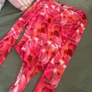 Windsor Pink and Red Abstract Bodysuit
